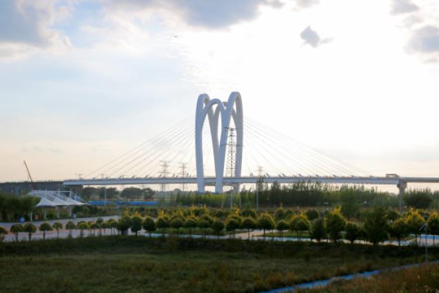 金盛快速路提升改造工程大黑河高架桥0号至3号墩施工完成